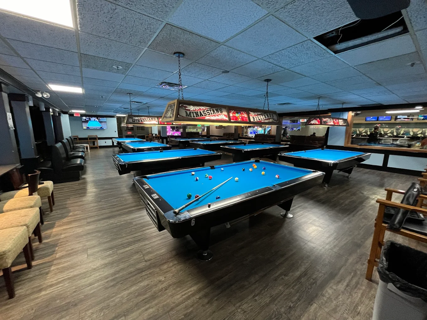 Westgate Lanes pool hall exterior/interior