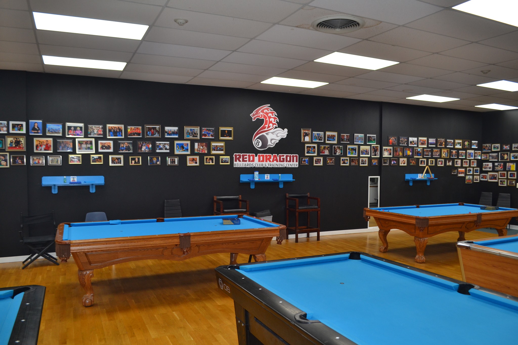 Red Dragon Billiard Club pool hall exterior/interior
