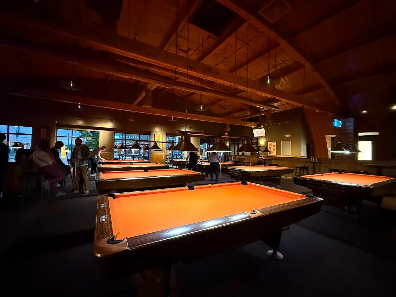 Main Street Billiards pool hall exterior/interior
