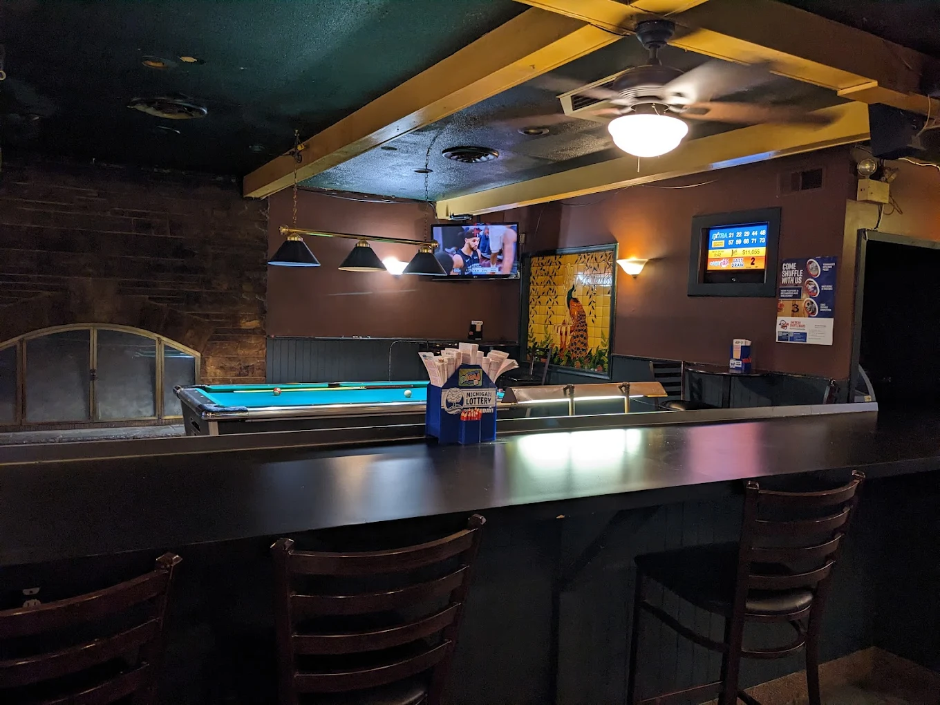Copper Door Tavern pool hall exterior/interior
