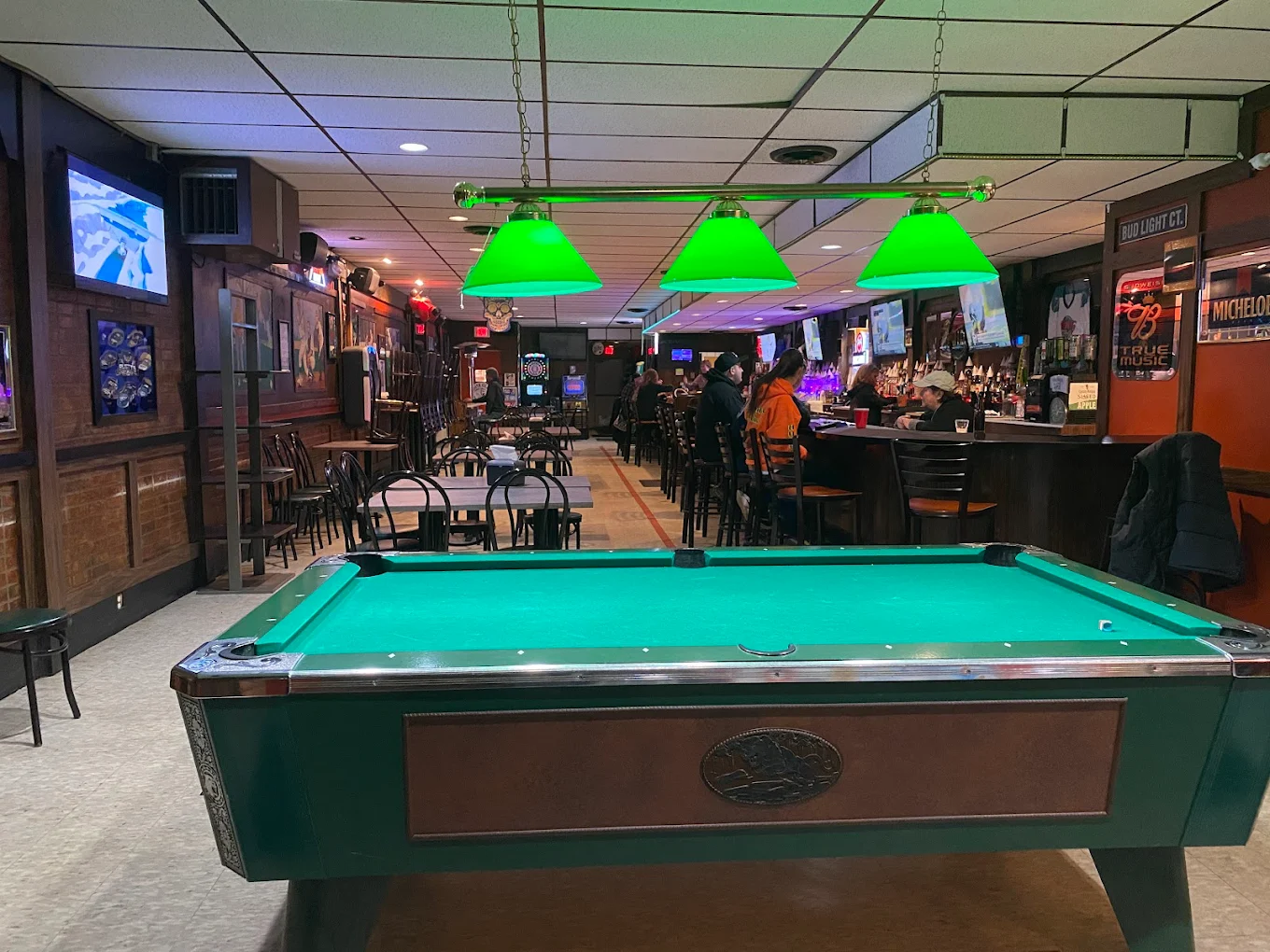 Taylor AC Bar and Grill pool hall exterior/interior