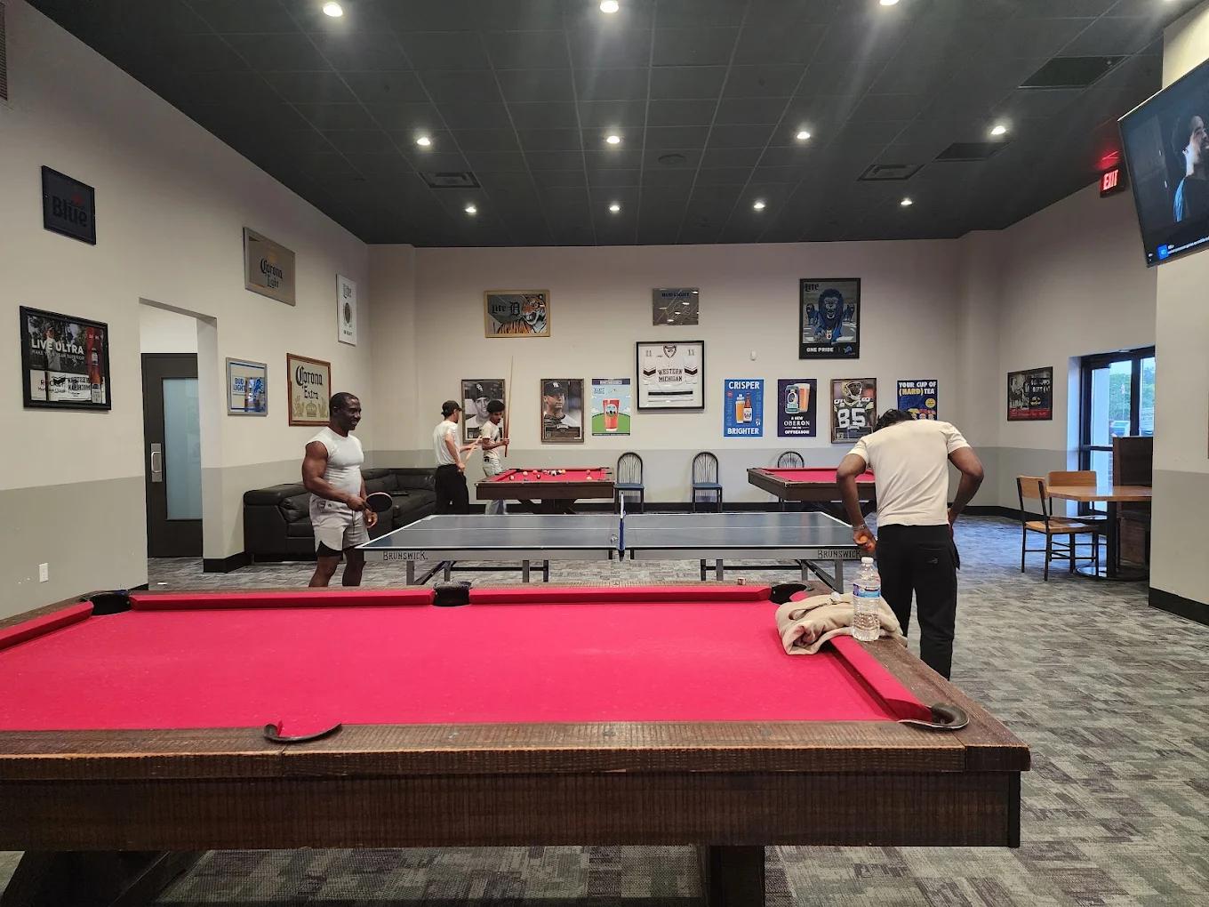 Revel & Roll West pool hall exterior/interior