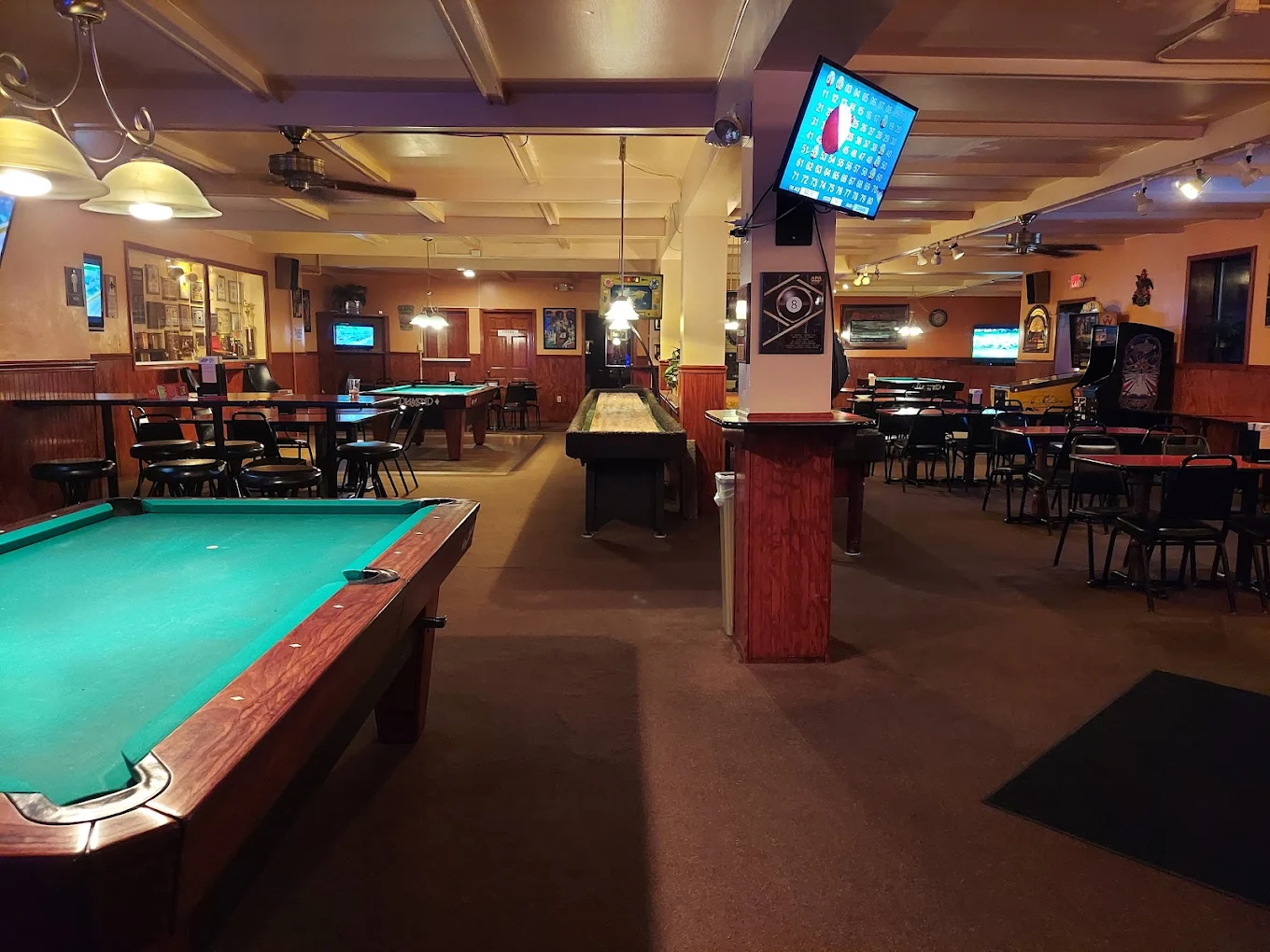 Our Tavern pool hall exterior/interior