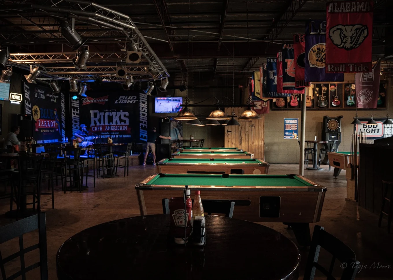 Rick's Cafe pool hall exterior/interior