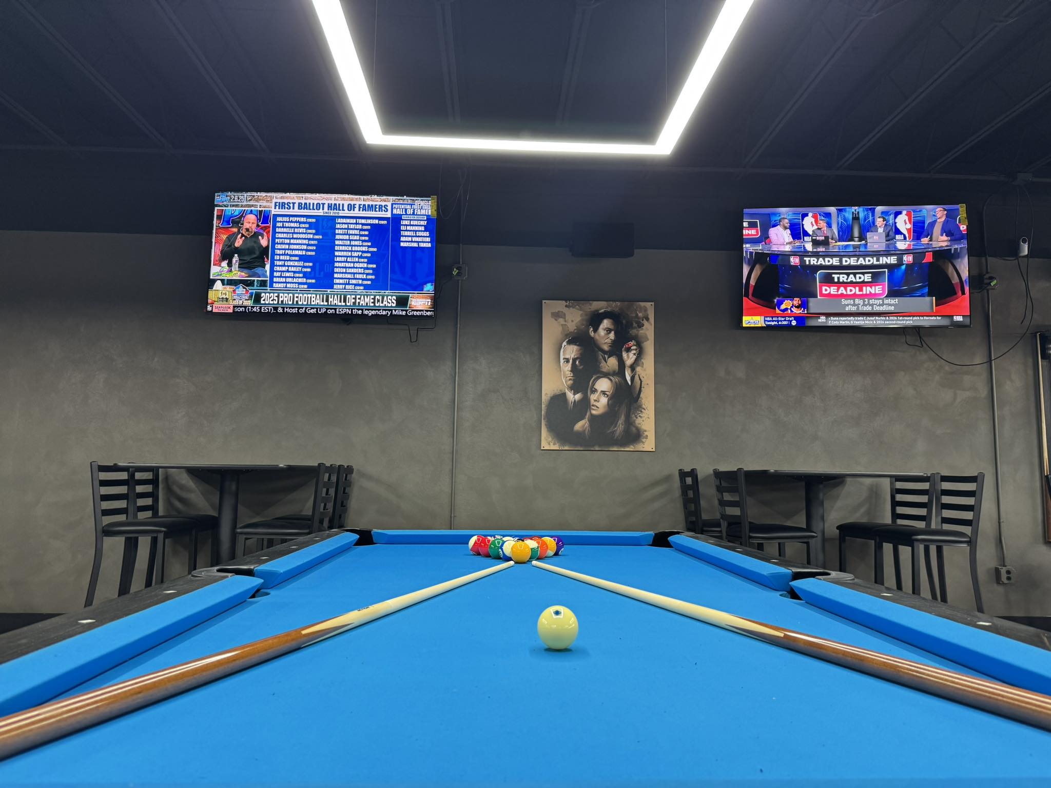 Boulevard Billiards pool hall exterior/interior