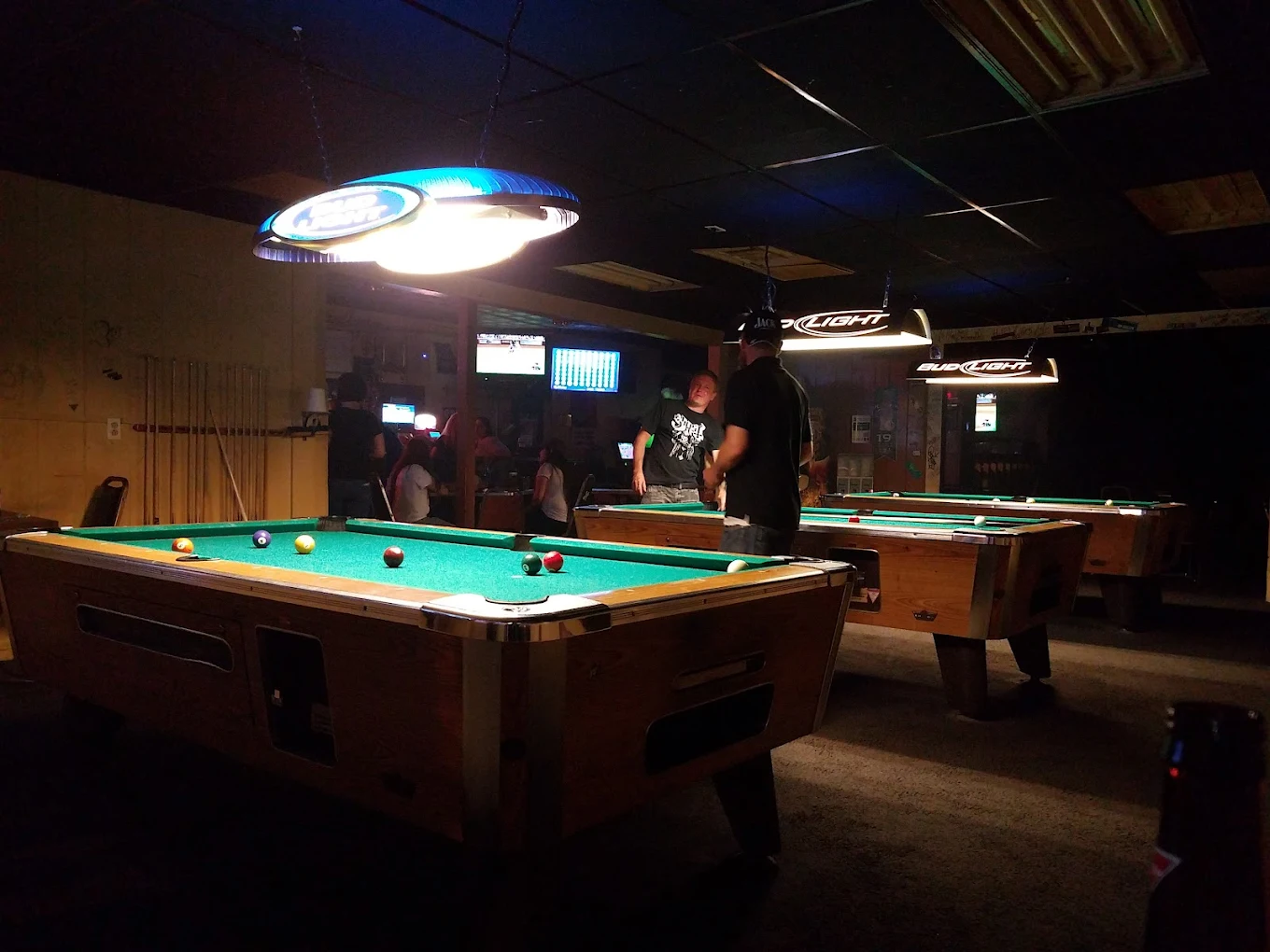 Just Bills Place pool hall exterior/interior