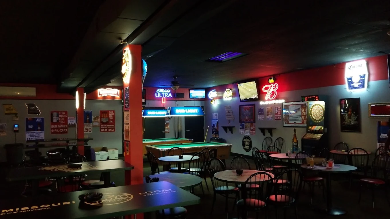 The Hall Pass pool hall exterior/interior