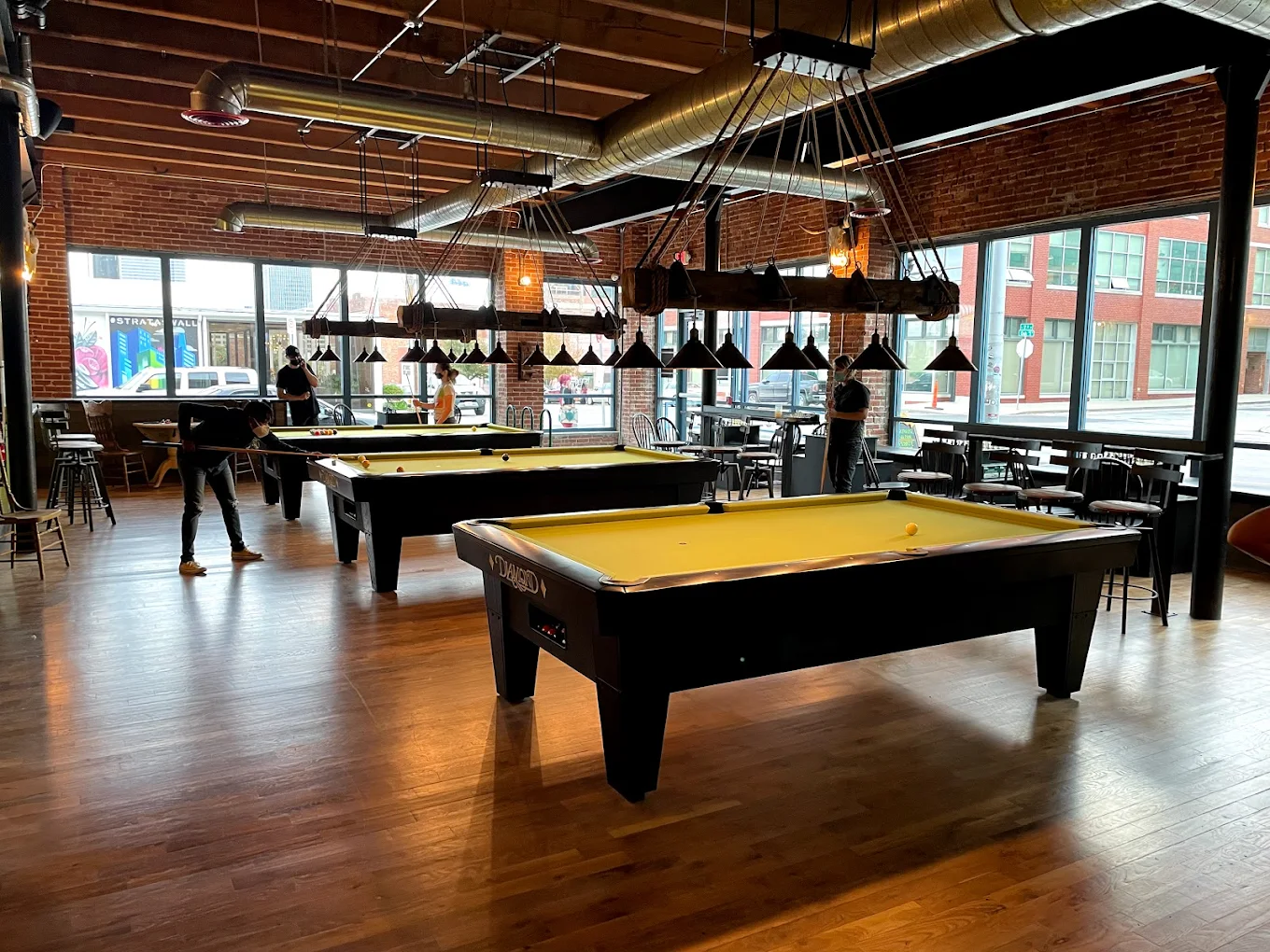 Chartreuse Saloon pool hall exterior/interior