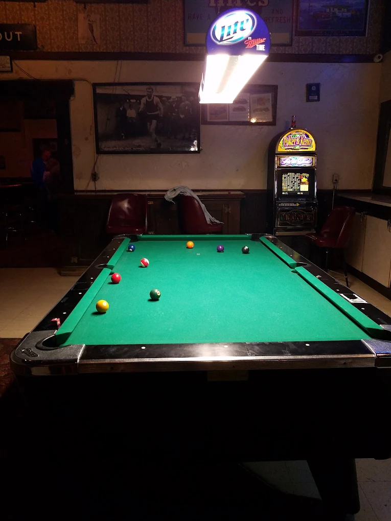 The Club Cigar pool hall exterior/interior