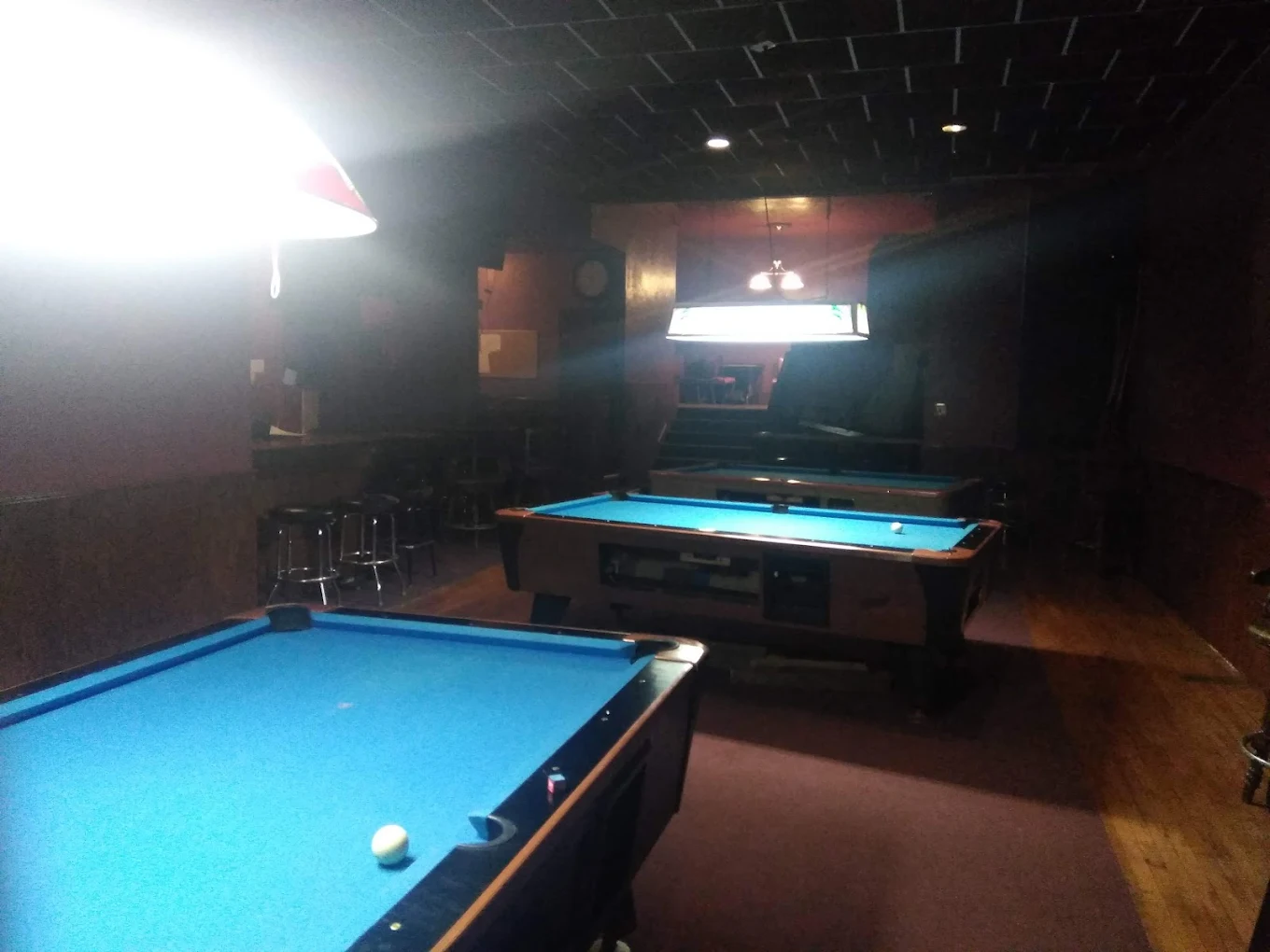 Copper King Saloon pool hall exterior/interior