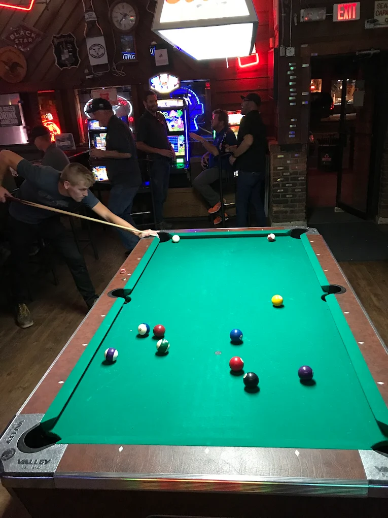 Crystal Bar pool hall exterior/interior