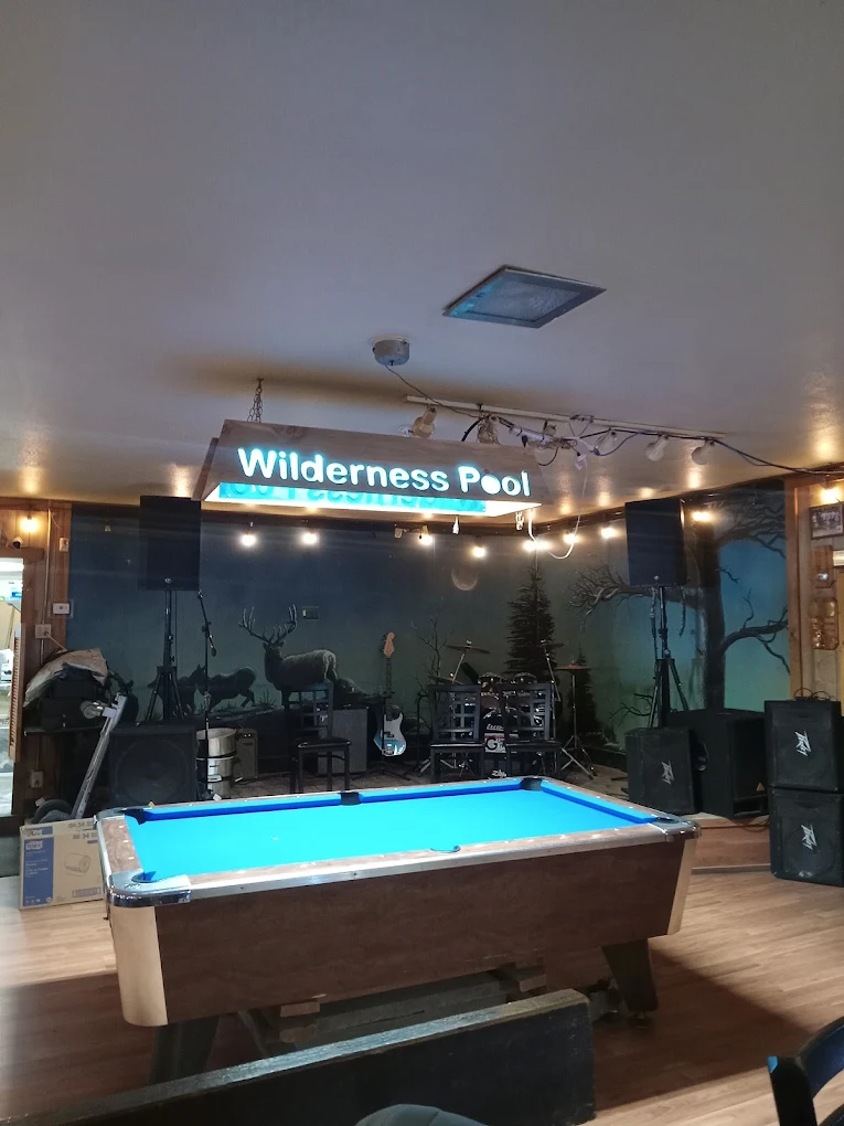 Wilderness Bar pool hall exterior/interior