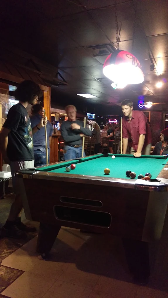 Two Bit Saloon pool hall exterior/interior