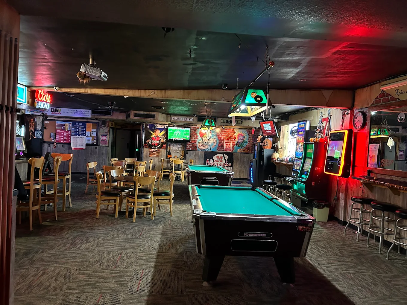 Chug A Lug Sports Bar pool hall exterior/interior
