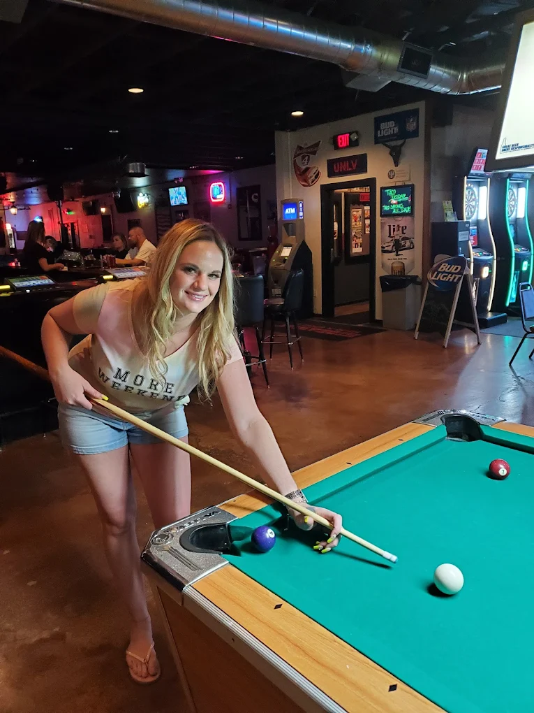 The Hideaway Tavern pool hall exterior/interior