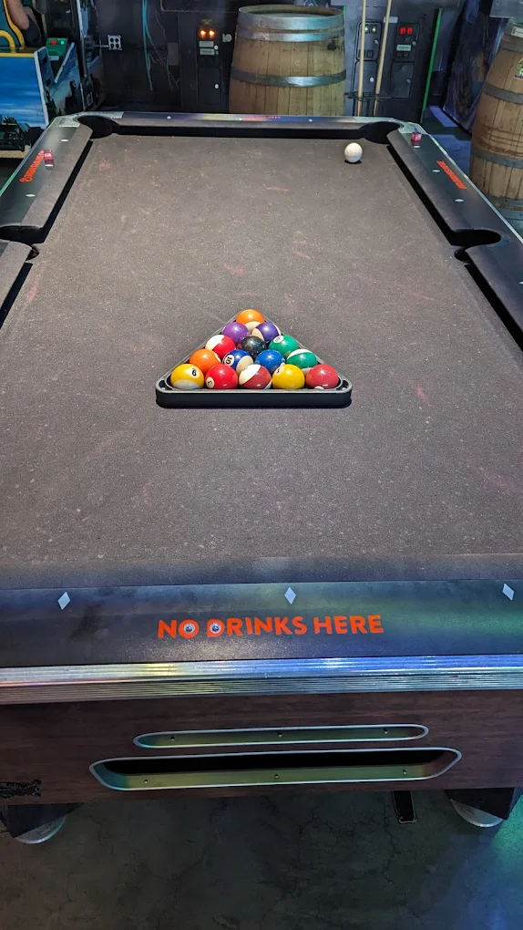 Asylum Bar pool hall exterior/interior