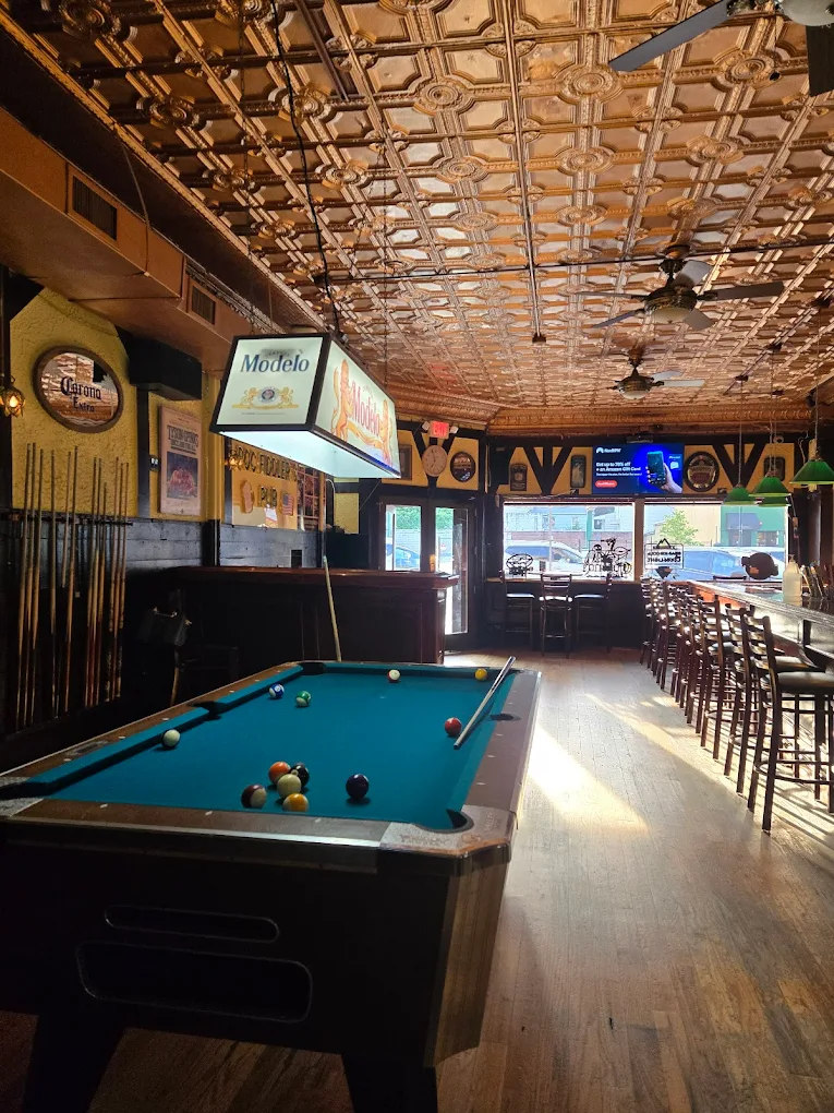 Brass Rail Pub pool hall exterior/interior