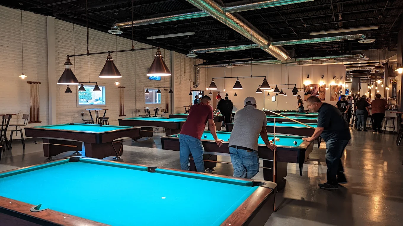 The Alley pool hall exterior/interior