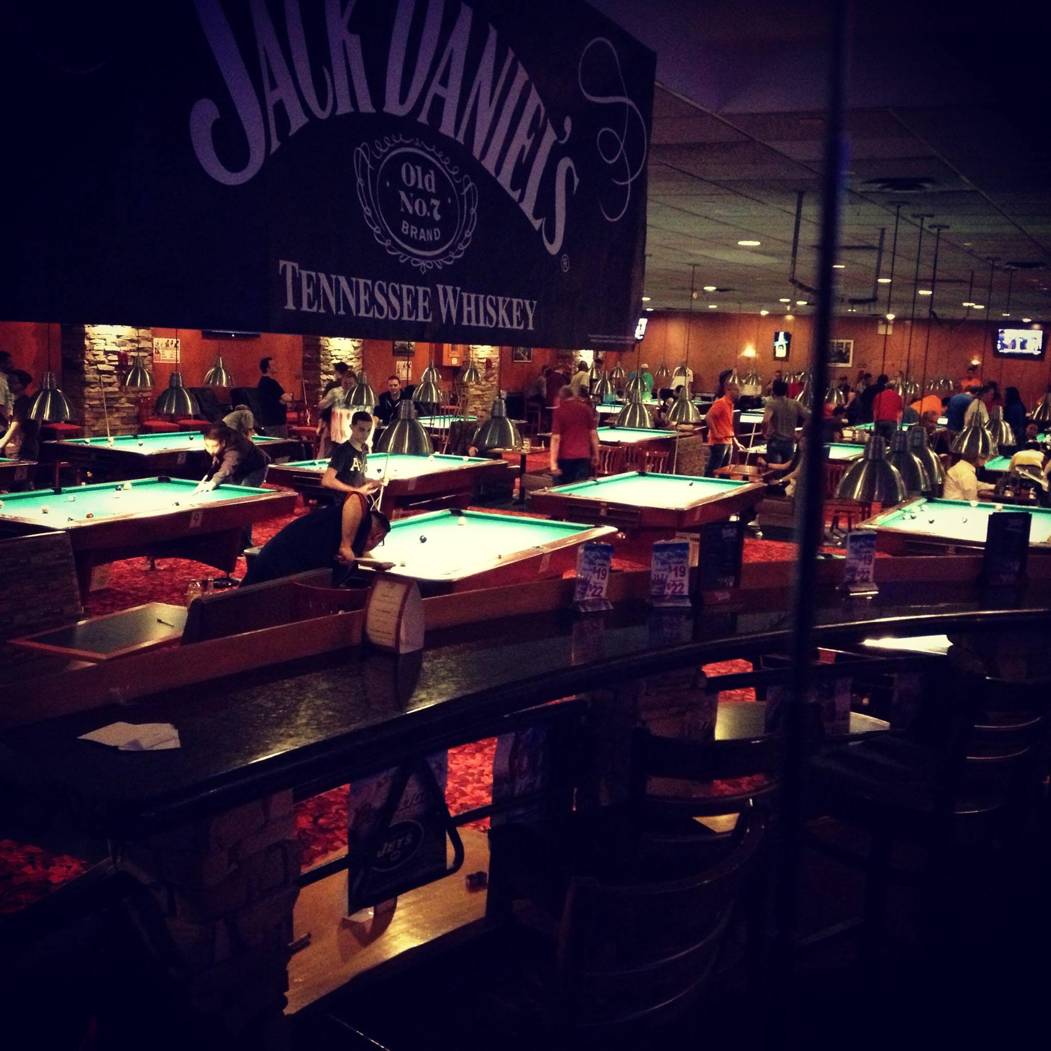 BQE Billards pool hall exterior/interior