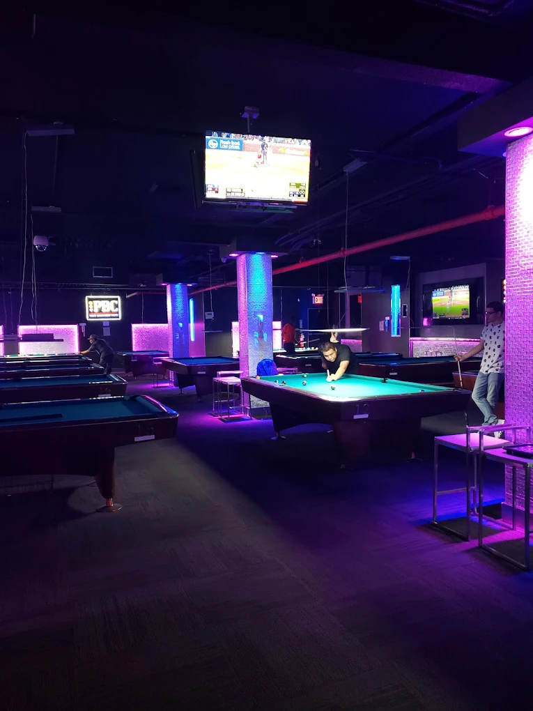 Post Billiards Cafe pool hall exterior/interior