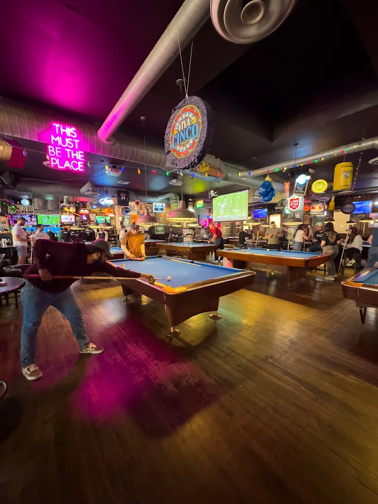 Break Bar and Billiards pool hall exterior/interior