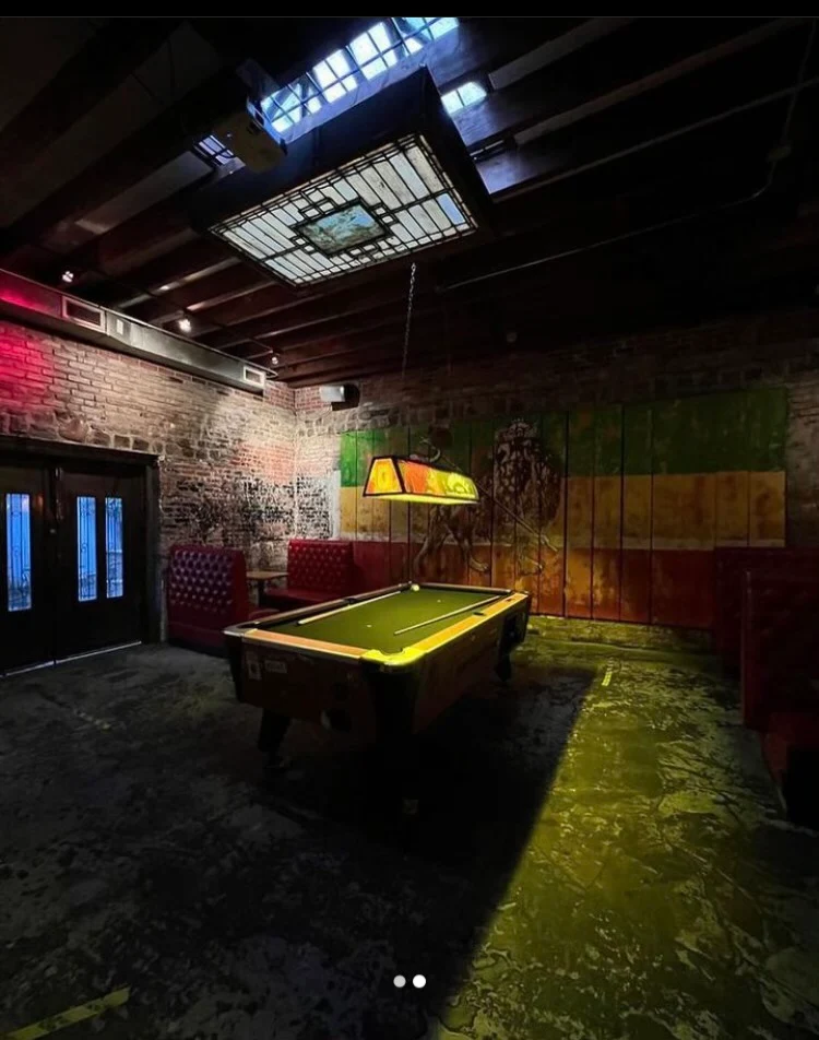 East River Bar pool hall exterior/interior