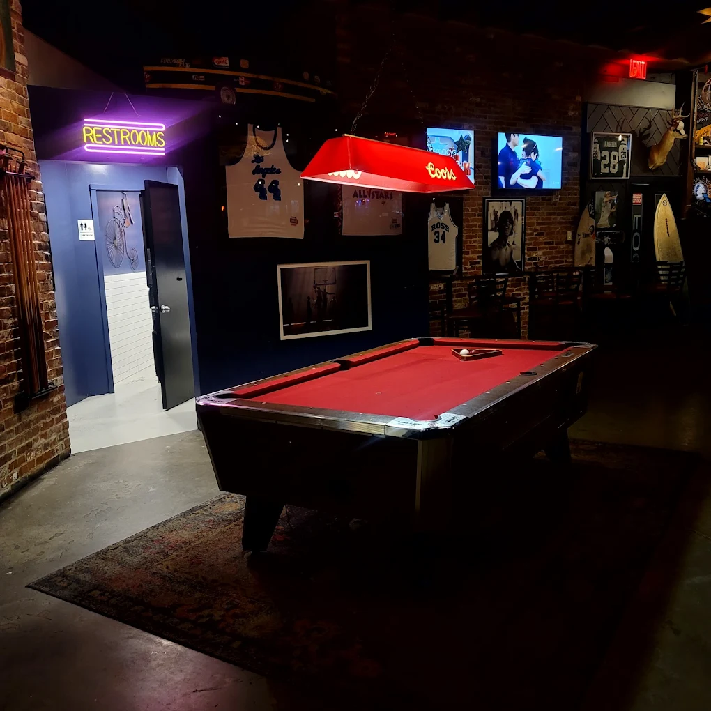 Fulton Hall pool hall exterior/interior