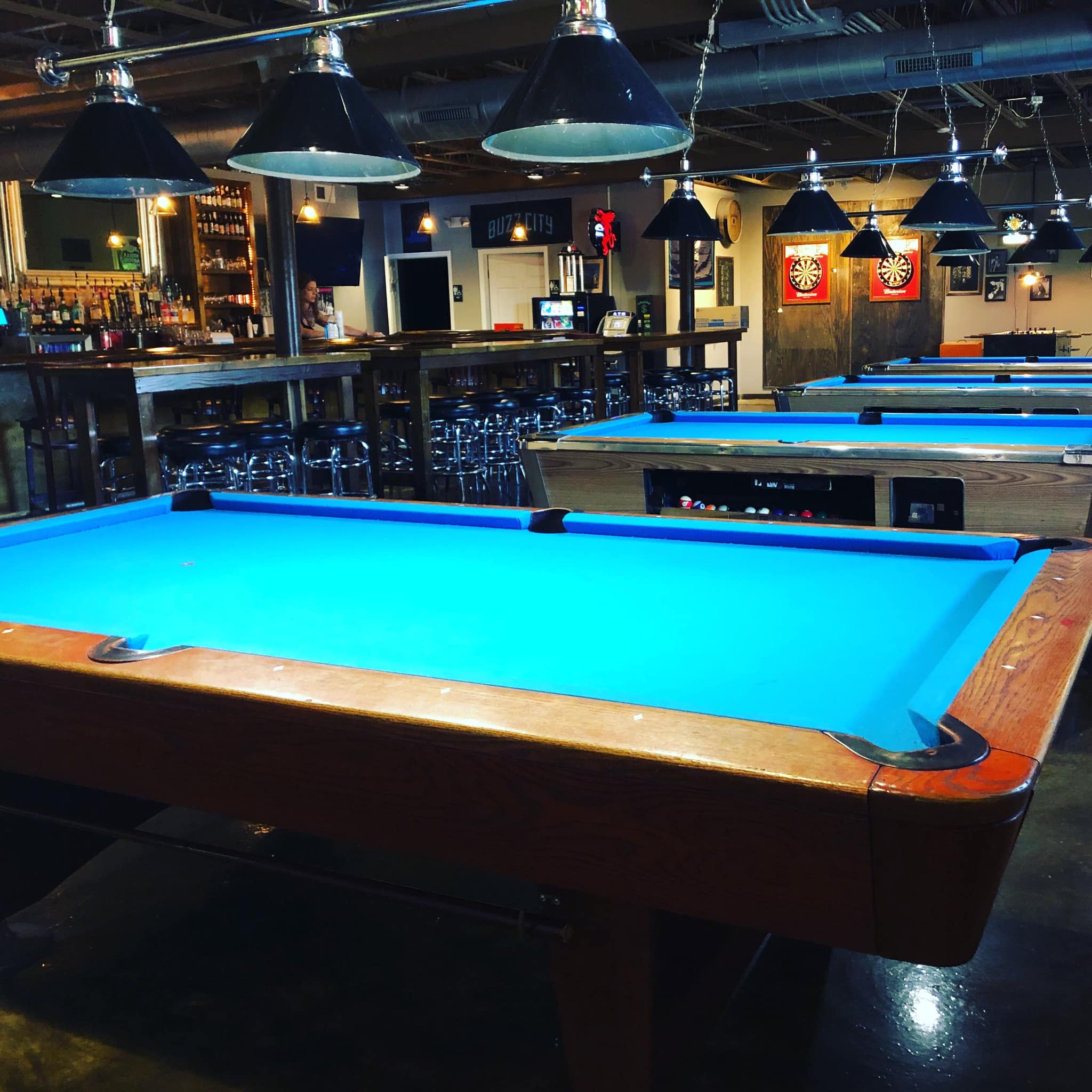 Montford Billiards pool hall exterior/interior