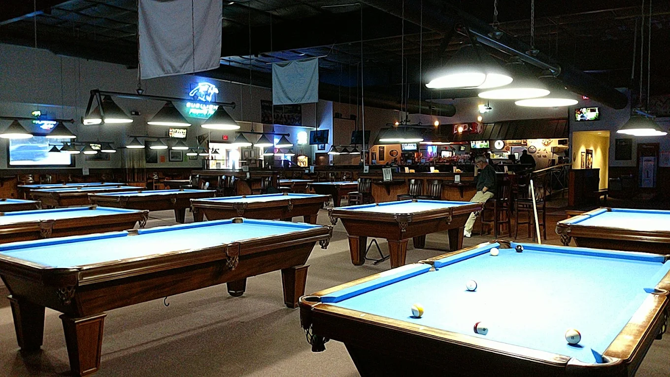 Fat Cats Billiards pool hall exterior/interior