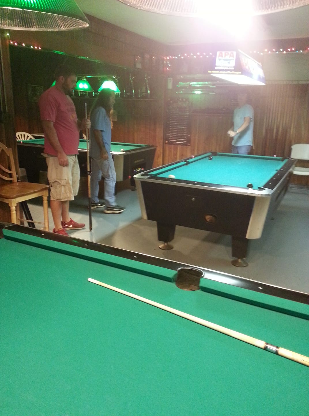 The Galaxy Family Gameroom pool hall exterior/interior