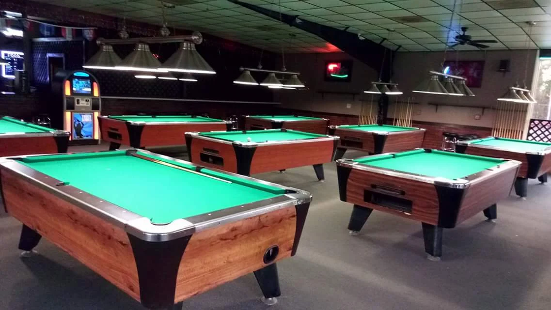 Backstreet Pavillion pool hall exterior/interior