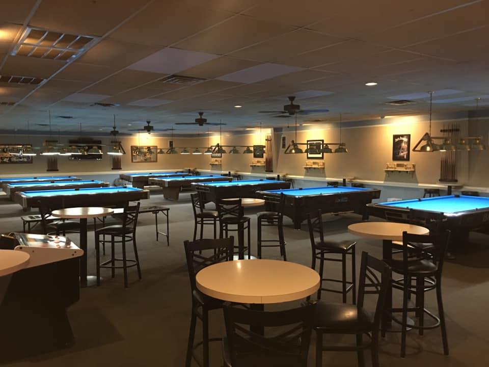 Sharks N Shooters pool hall exterior/interior