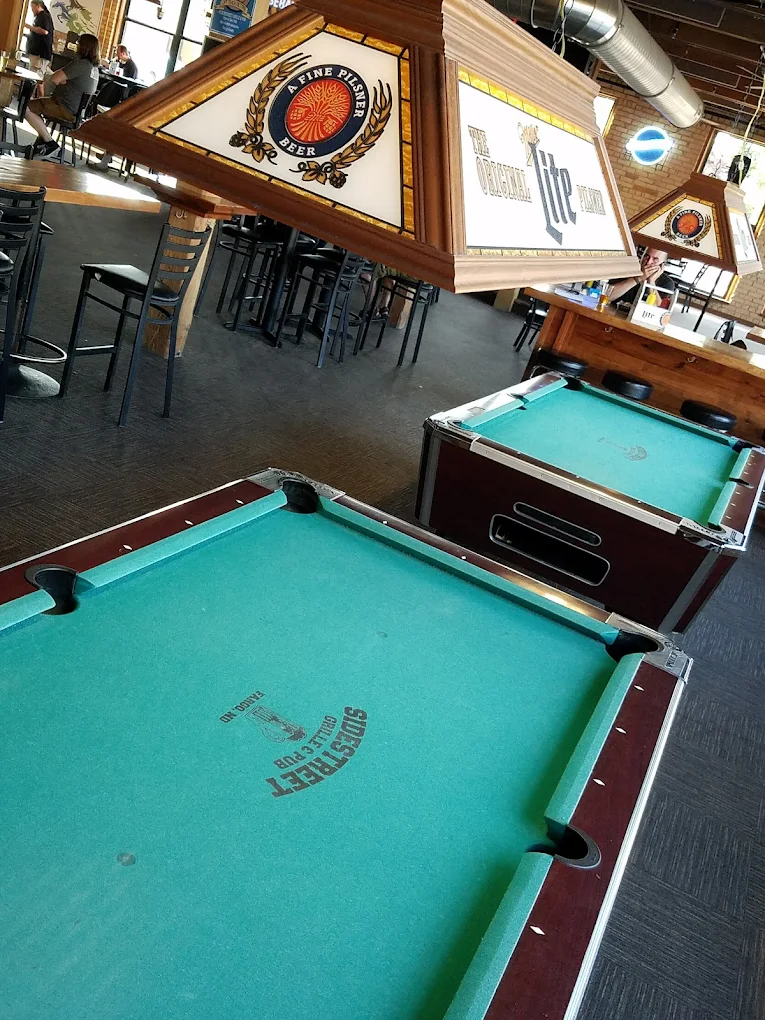 Sidestreet Grille & Pub pool hall exterior/interior