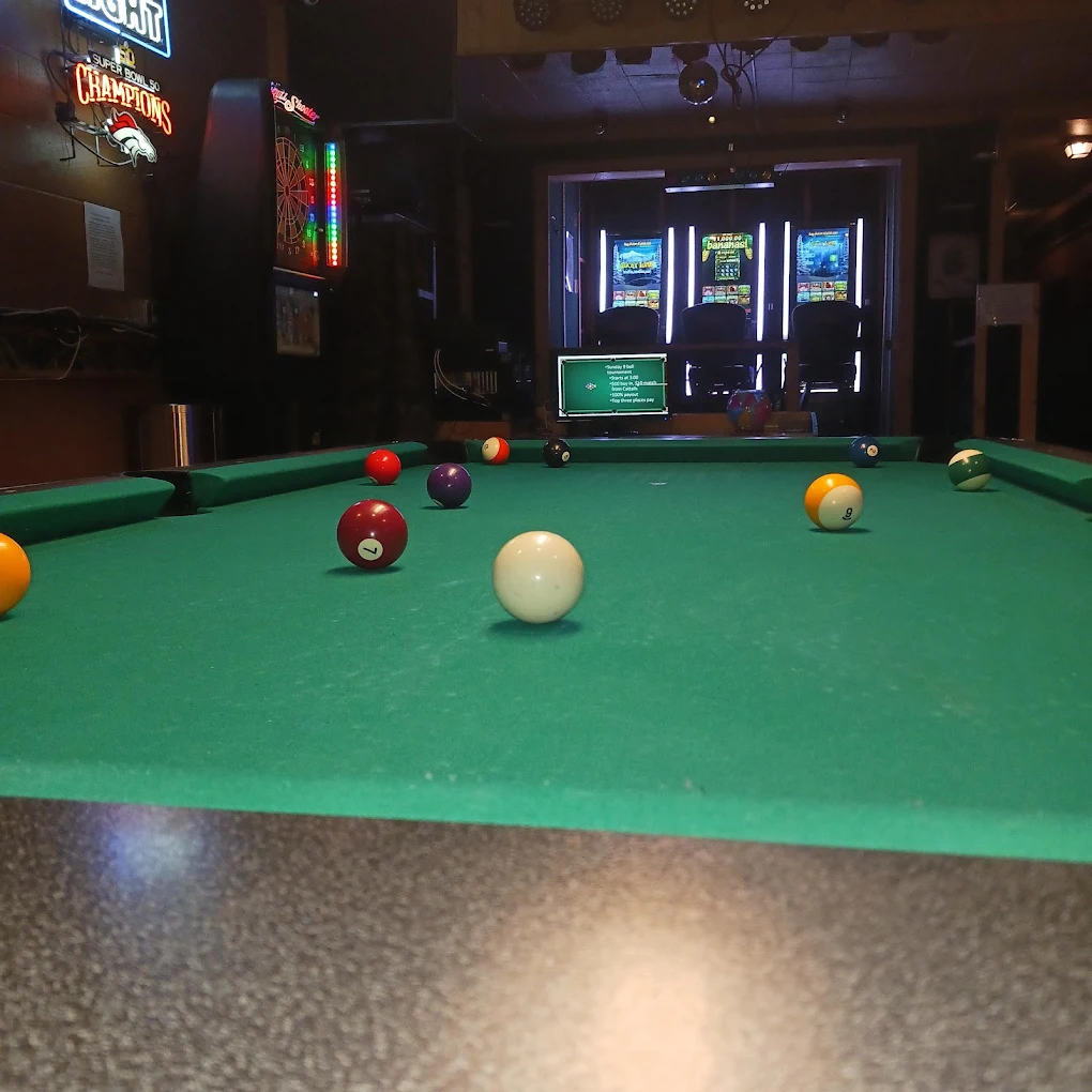 Cattails Lounge pool hall exterior/interior