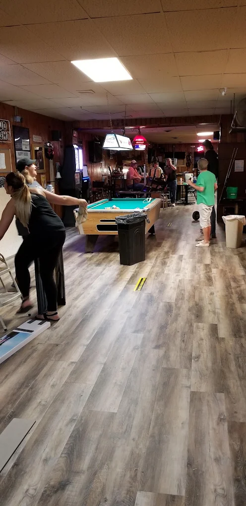 Busters Bar pool hall exterior/interior