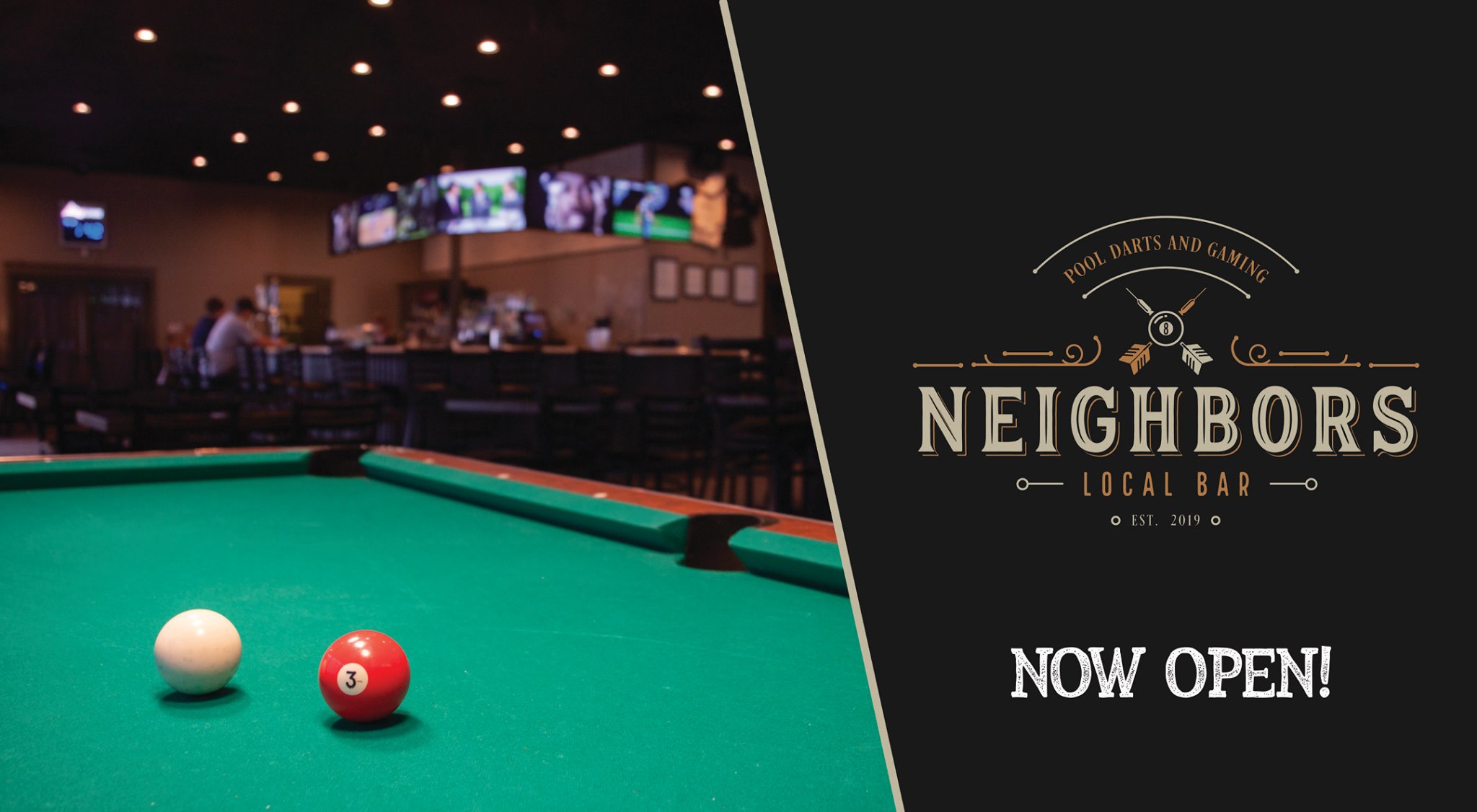 Neighbors Bar pool hall exterior/interior