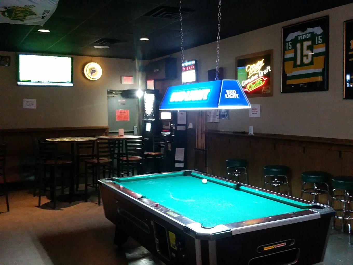 Chubs Pub & Package Place pool hall exterior/interior