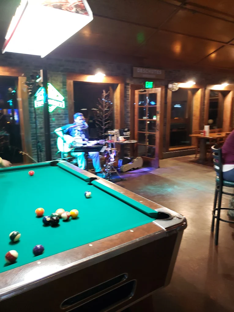 Iron Oar pool hall exterior/interior