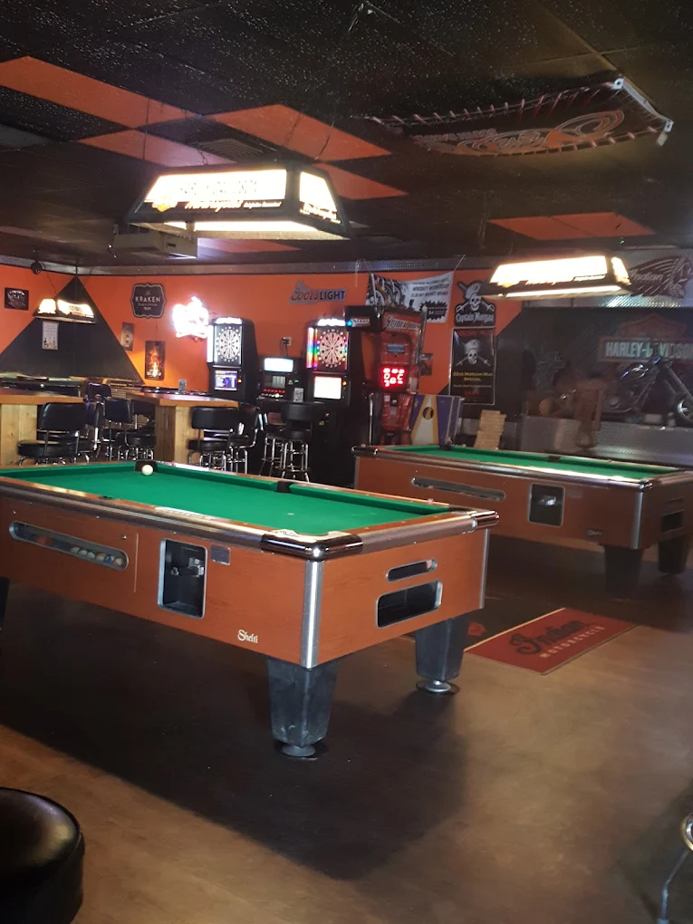 The Shop Bar pool hall exterior/interior
