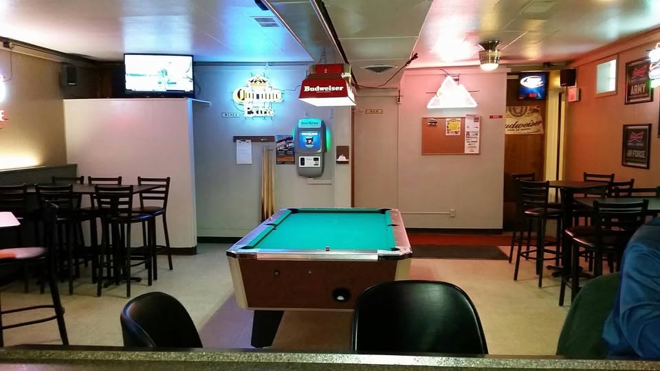Main Bar & Package Store pool hall exterior/interior