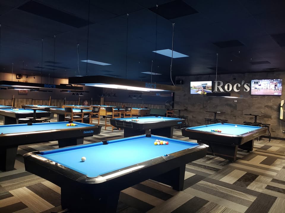 Roc's House of Billiards pool hall exterior/interior