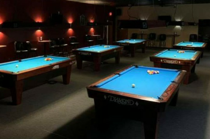 BHind the 8 Ball pool hall exterior/interior