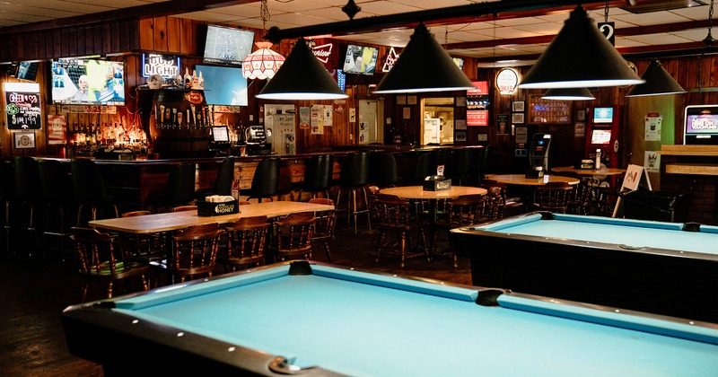 The Mug pool hall exterior/interior