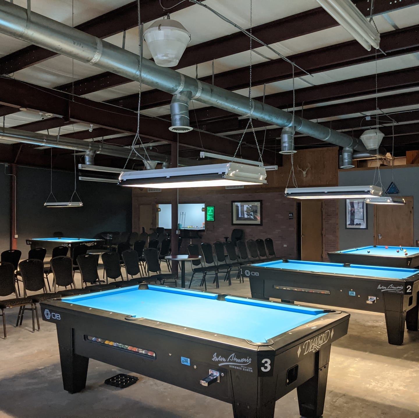 Ada Billiards pool hall exterior/interior