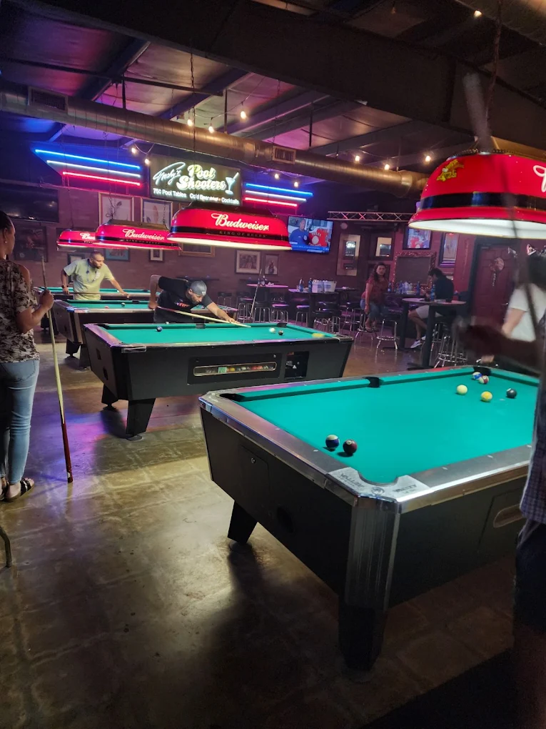 Torchys Pool Shooters pool hall exterior/interior