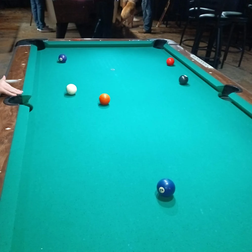 The Wolftrap pool hall exterior/interior