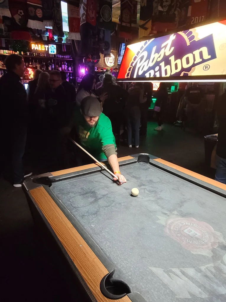 Empire Bar pool hall exterior/interior