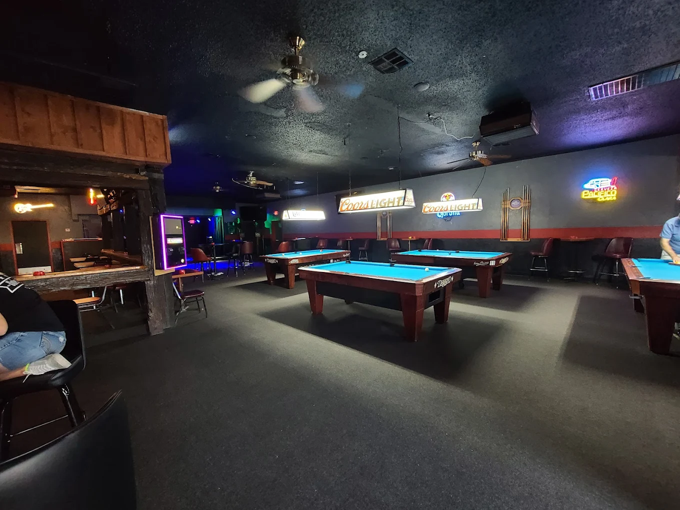 The Alley Club pool hall exterior/interior