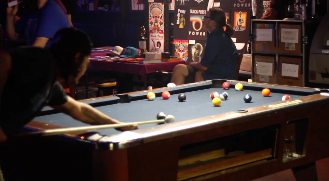 OKC Blue Note pool hall exterior/interior