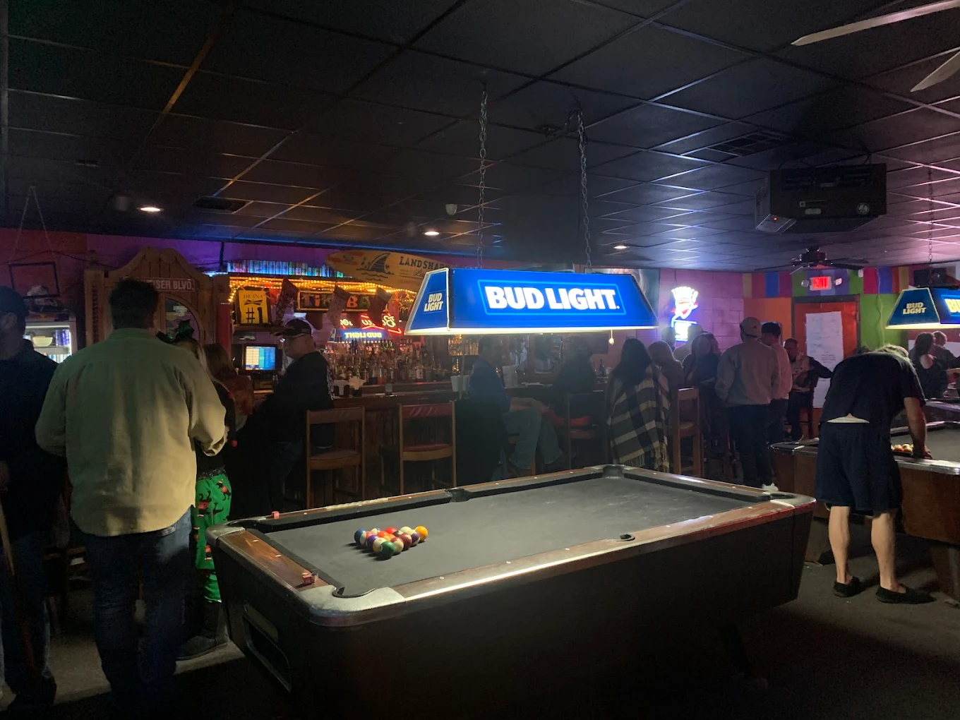 Little Dicks Halfway Inn pool hall exterior/interior